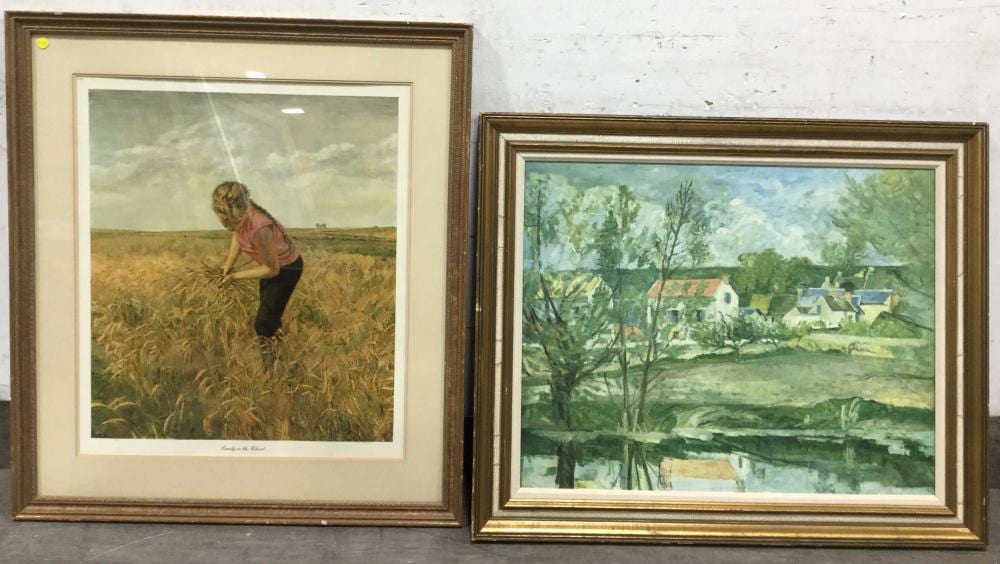 Lunda Hoyle Gill comparable auction result: lunda hoyle gill lundy in the wheat print