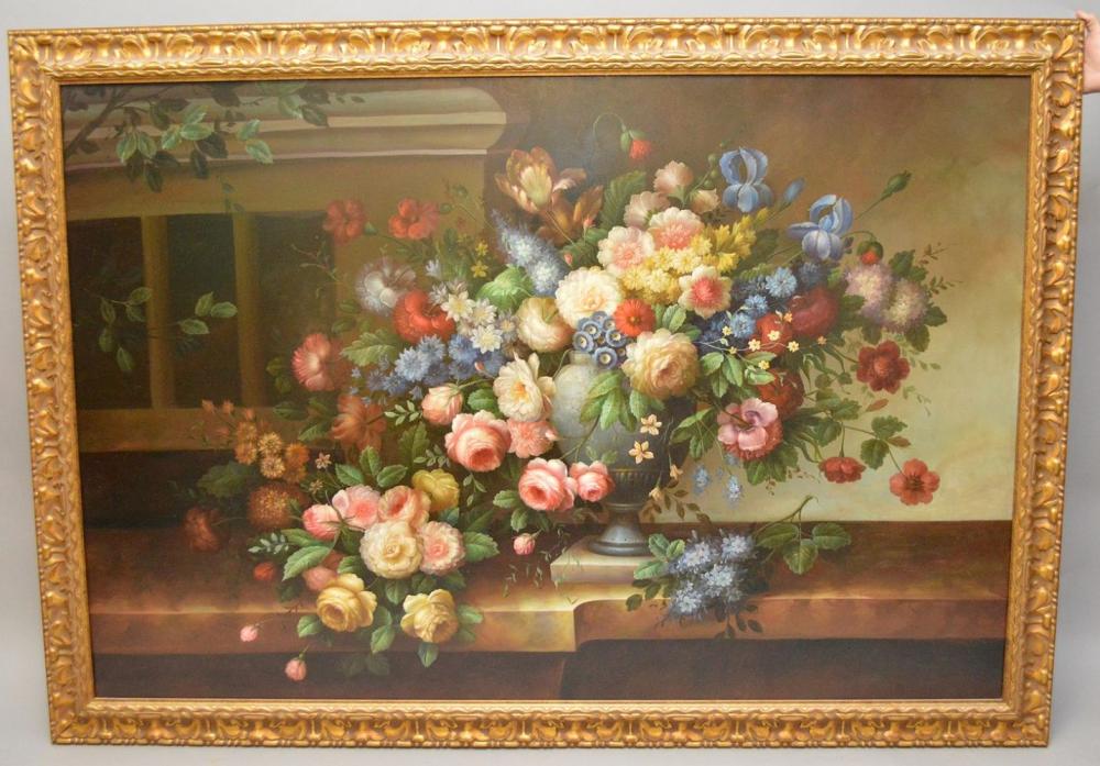 Francois Gabriel comparable auction result: francois gabriel france 1893 1993 very large oil on canvas floral still life signed canvas si