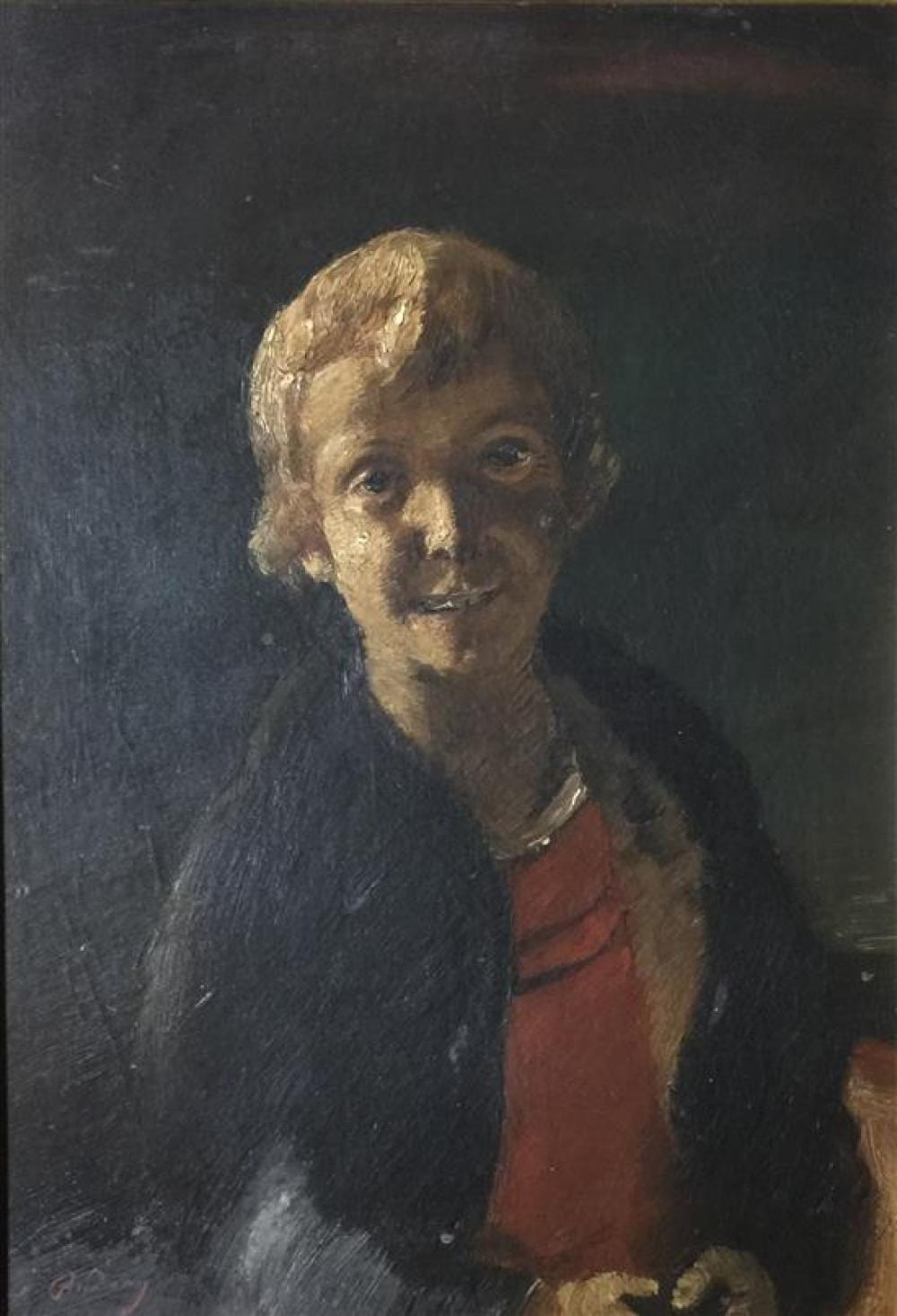 Gyula Rudnay comparable auction result: gyula rudnay 1878 1957 portrait of a girl oil on board