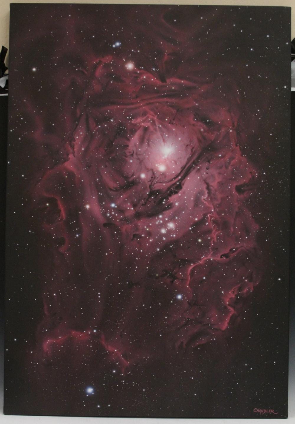 Geoffrey Chandler comparable auction result: geoffrey chandler nebula painting on canvas