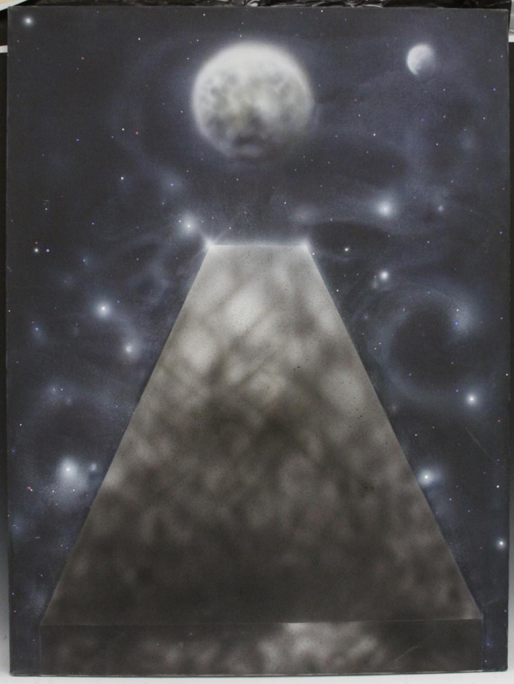 Geoffrey Chandler comparable auction result: geoffrey chandler unframed painting on canvas