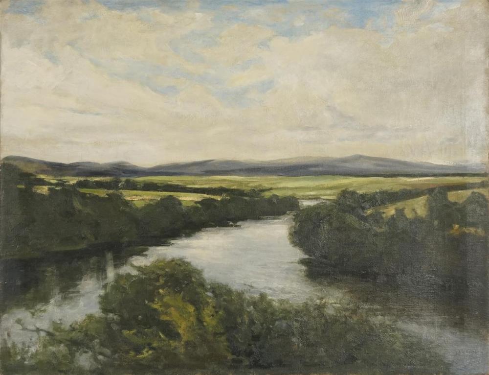 robert buchan nisbet 1857 1942 untitled countryscape with river 71 5 x 91 5cm · Lawsons · 2019-07-11 Robert Buchan Nisbet comparable auction result: robert buchan nisbet 1857 1942 untitled countryscape with river 71 5 x 91 5cm