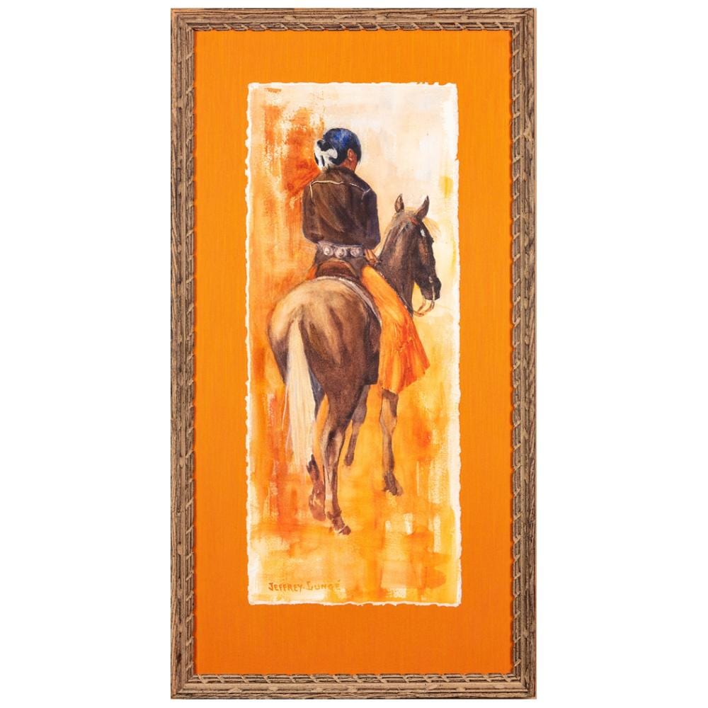 Jeffrey Roy Lunge comparable auction result: jeffrey roy lunge popular california and arizona artist known for his southwest us and native american themes