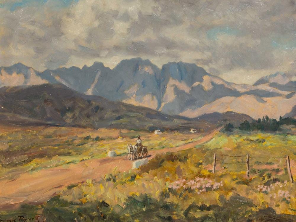 Ivanoia Roworth comparable auction result: ivanonia roworth sa 1880 1964 oil farm road worcester signed titled verso 40 x 50