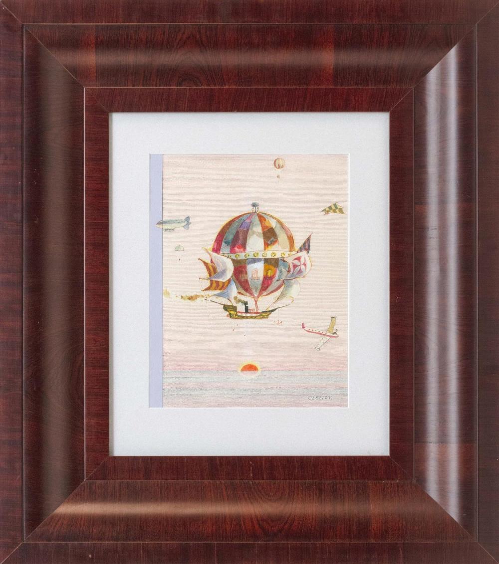 Andrzej Czeczot comparable auction result: andrzej czeczot poland 1933 2012 original cover art for the march 31 1986 issue of the new yorker watercolor on paper 11 x 8