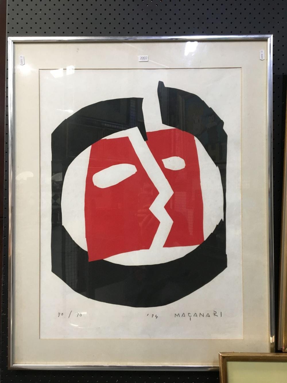 Masanari Murai comparable auction result: masanari murai 1905 1999 face 1974 71 x 53cm sheet