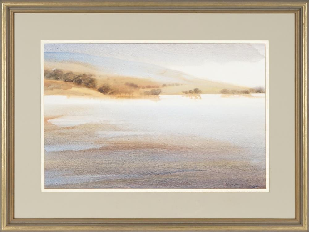 George Largent comparable auction result: george largent 1940 the reflected gold 55 x 84cm