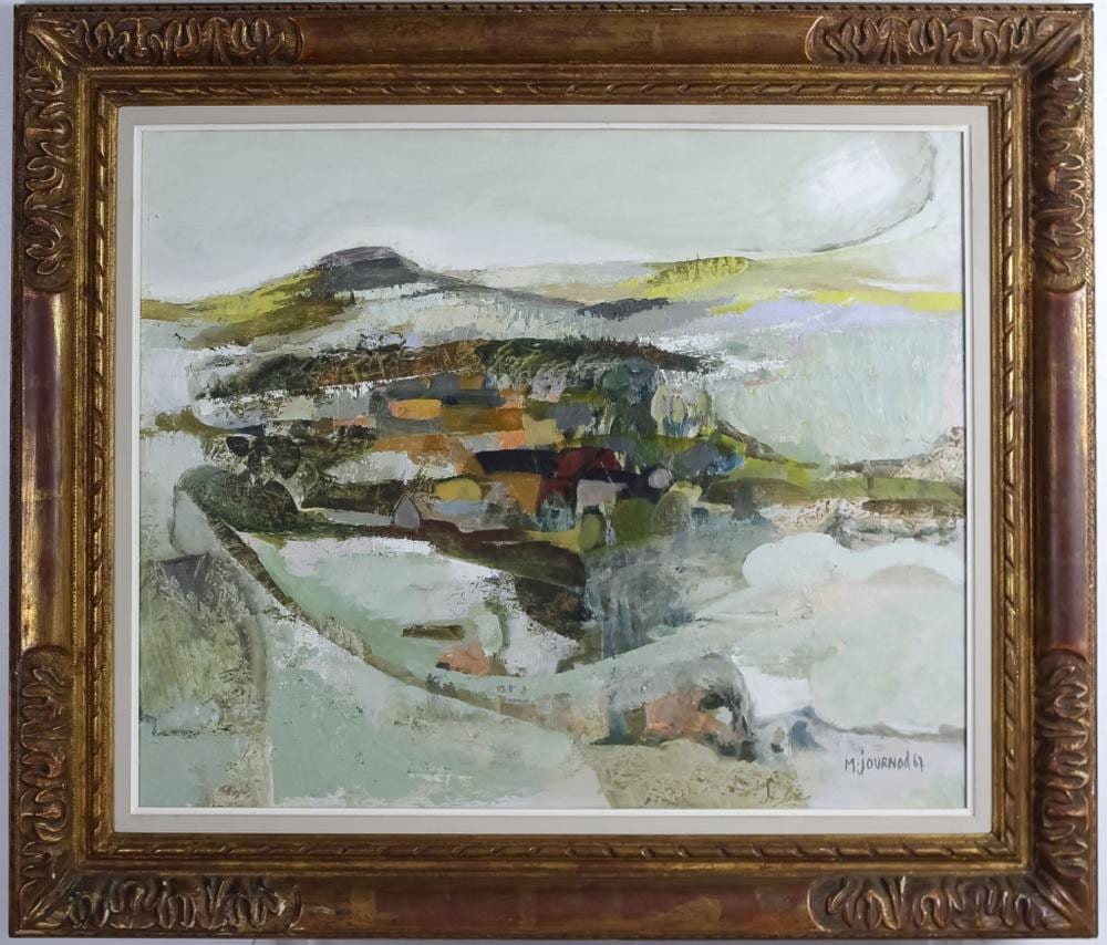 monique journod oil on canvas abstract painting · Hill Auction Gallery · 2019-07-31 Monique Journod comparable auction result: monique journod oil on canvas abstract painting