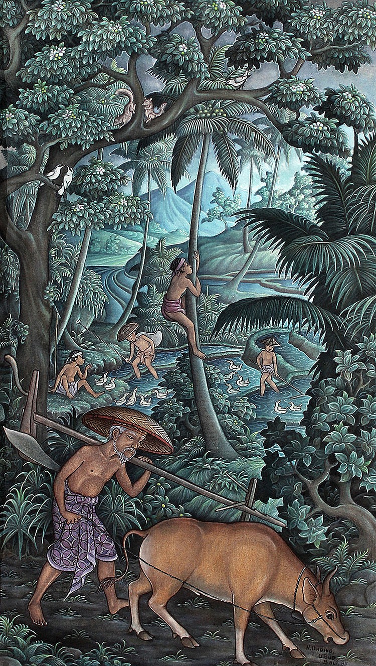 Daging, Nyoman (b. Ubud, Bali, 1940) - Bali Life comparable sale