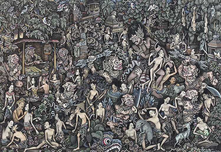 Tubuh, I Made (b. Batuan, Bali, 1941) - Nirwana comparable sale