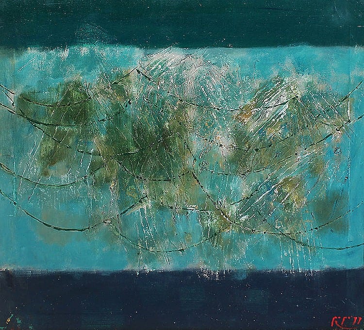 Popo Iskandar (Garut, W. Java, 1927 - Bandung, W. Java, 2000) - Jala - Jala comparable sale