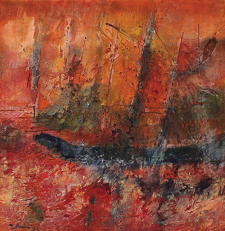 Zaini comparable auction result: zaini pariaman w sumatra 1924 jakarta 1977 perahu