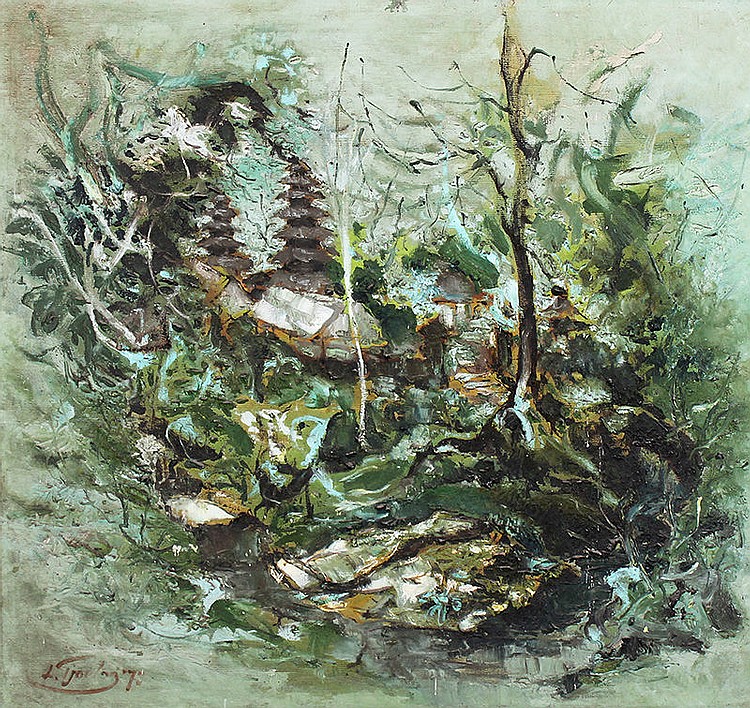 Liem Tjoe Ing (Solo, C. Java, 1922 - Jakarta, 1999) - Pura comparable sale