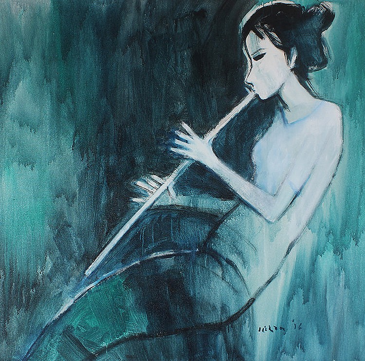 Jeihan Sukmantara (b. Solo, C. Java, 1938) - Gadis comparable sale