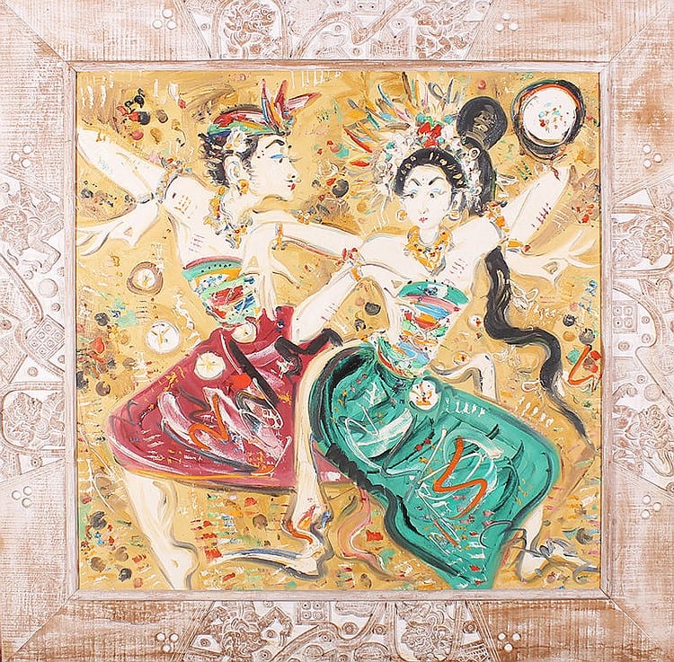 Gunarsa, Nyoman (Klungkung, Bali, 1944 - Bali, 2017) Oleg Tamulilingan comparable sale