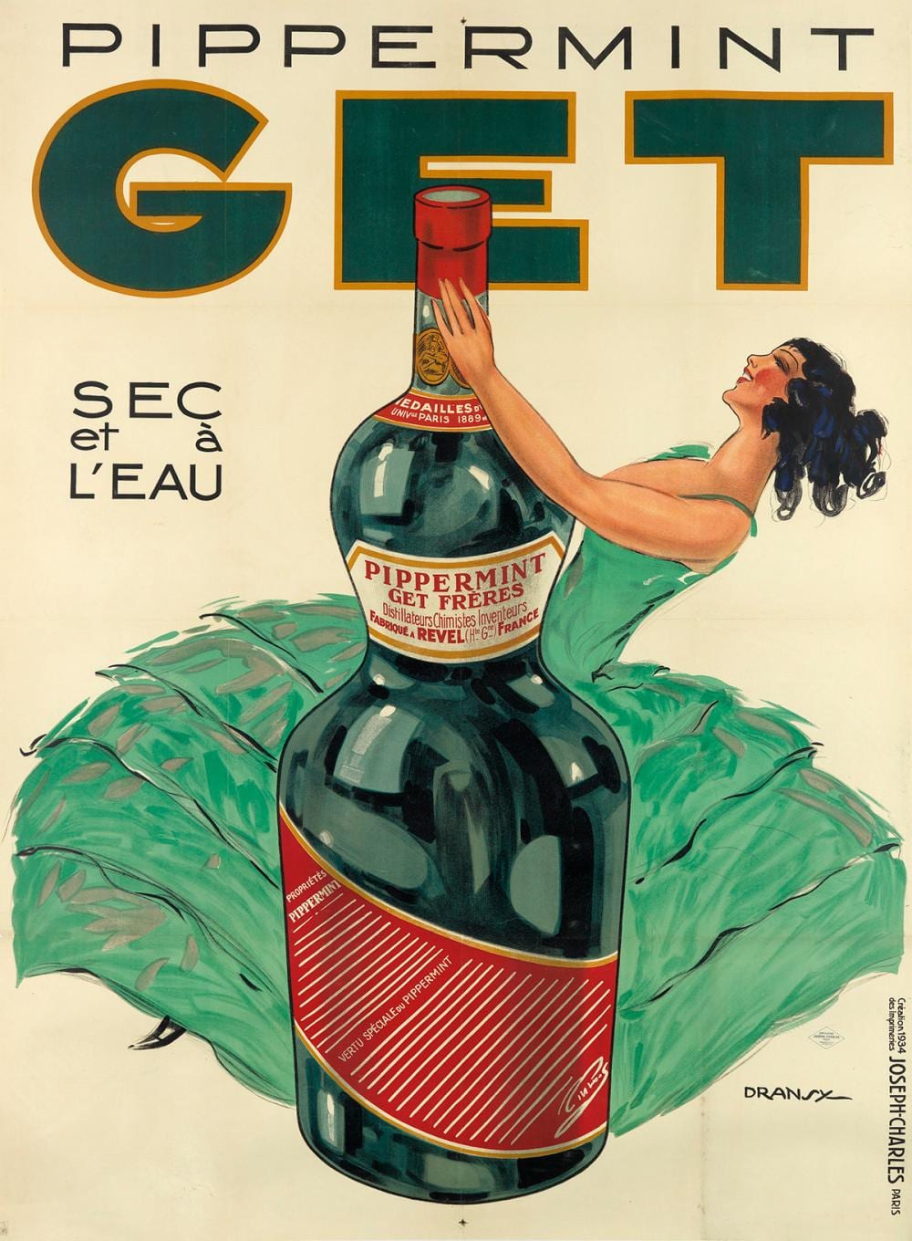 Dransy comparable auction result: dransy jules isnard 1883 1945 pippermint get 1934 61x45 inches 156x115 cm joseph charles paris