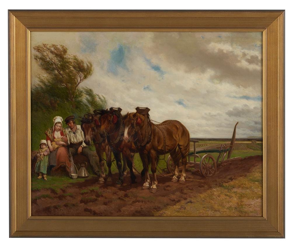 charles coumont belgian 1822 1889 lunchtime respite · New Orleans Auction Galleries · 2019-07-27 Charles Coumont comparable auction result: charles coumont belgian 1822 1889 lunchtime respite