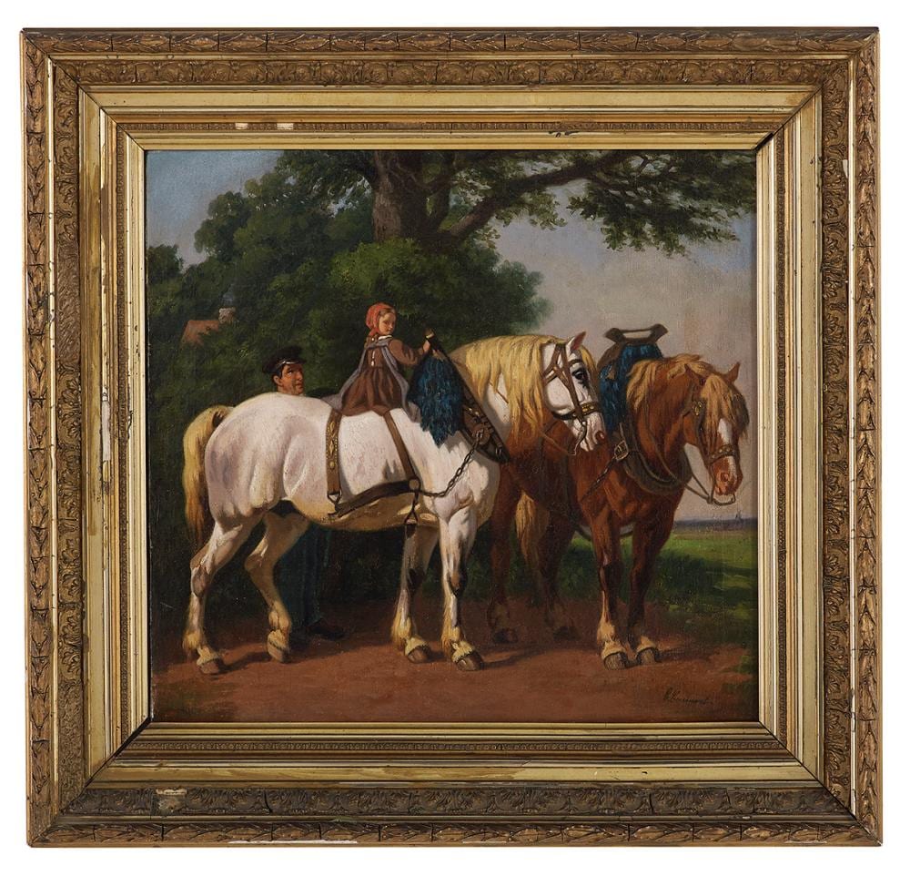 charles coumont belgian 1822 1889 the horse ride · New Orleans Auction Galleries · 2019-07-27 Charles Coumont comparable auction result: charles coumont belgian 1822 1889 the horse ride