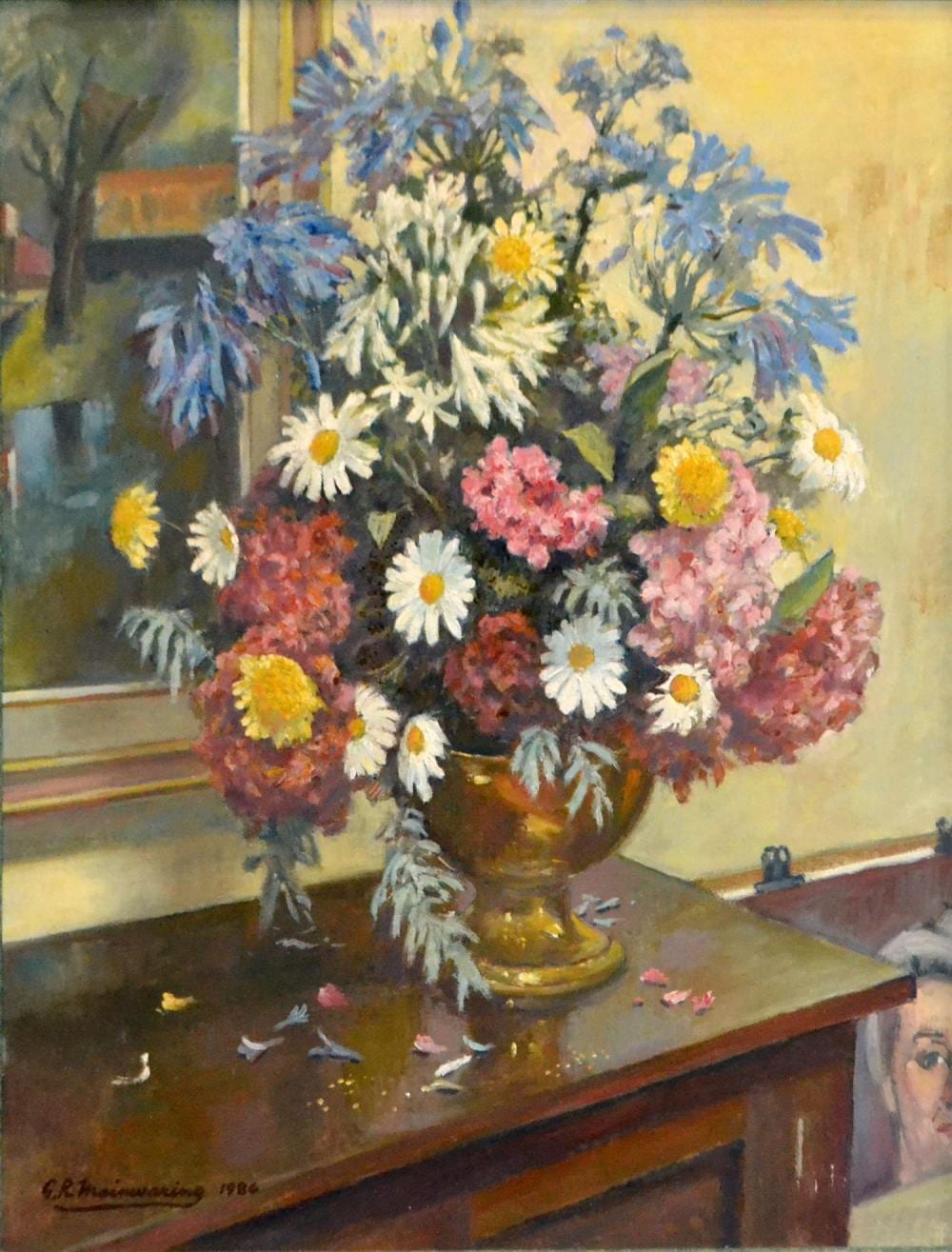 Geoffrey Richard Mainwaring comparable auction result: geoffrey richard mainwaring 1912 2000 still life 1986 oil on canvasboard