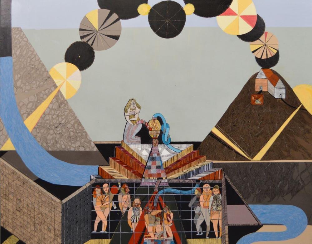keegan mchargue american 1982 acrylic on board education 2004 there is a woman on the klamat · Bill Hood & Sons Arts & Antiques Auctions · 2019-08-06 Keegan McHargue comparable auction result: keegan mchargue american 1982 acrylic on board education 2004 there is a woman on the klamat