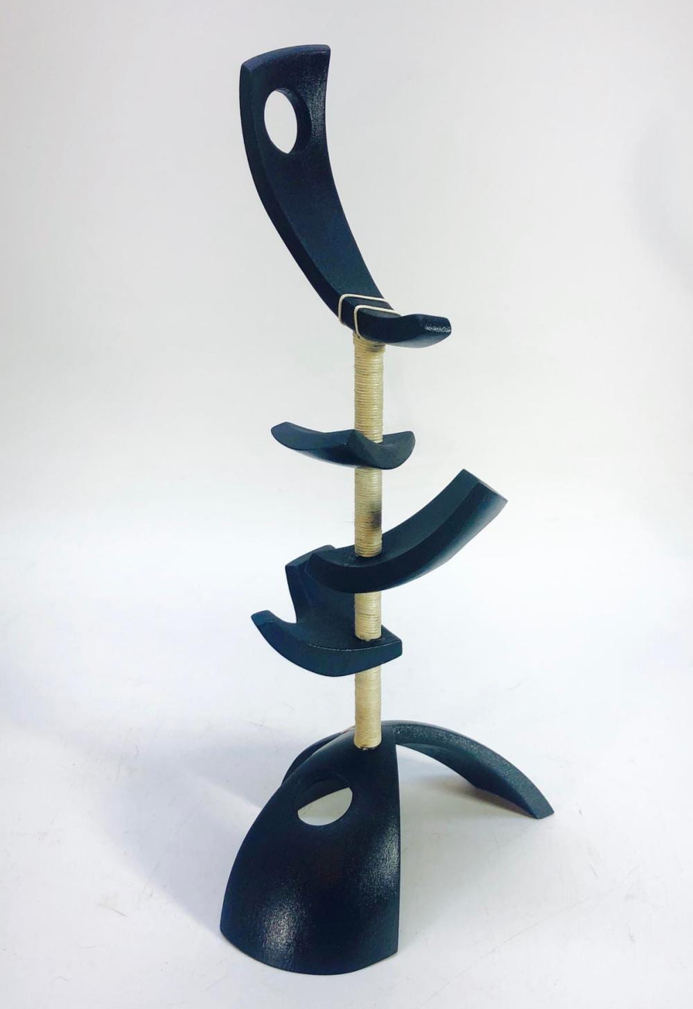 Adam Henderson comparable auction result: adam henderson skyline ebonized wood sculptur