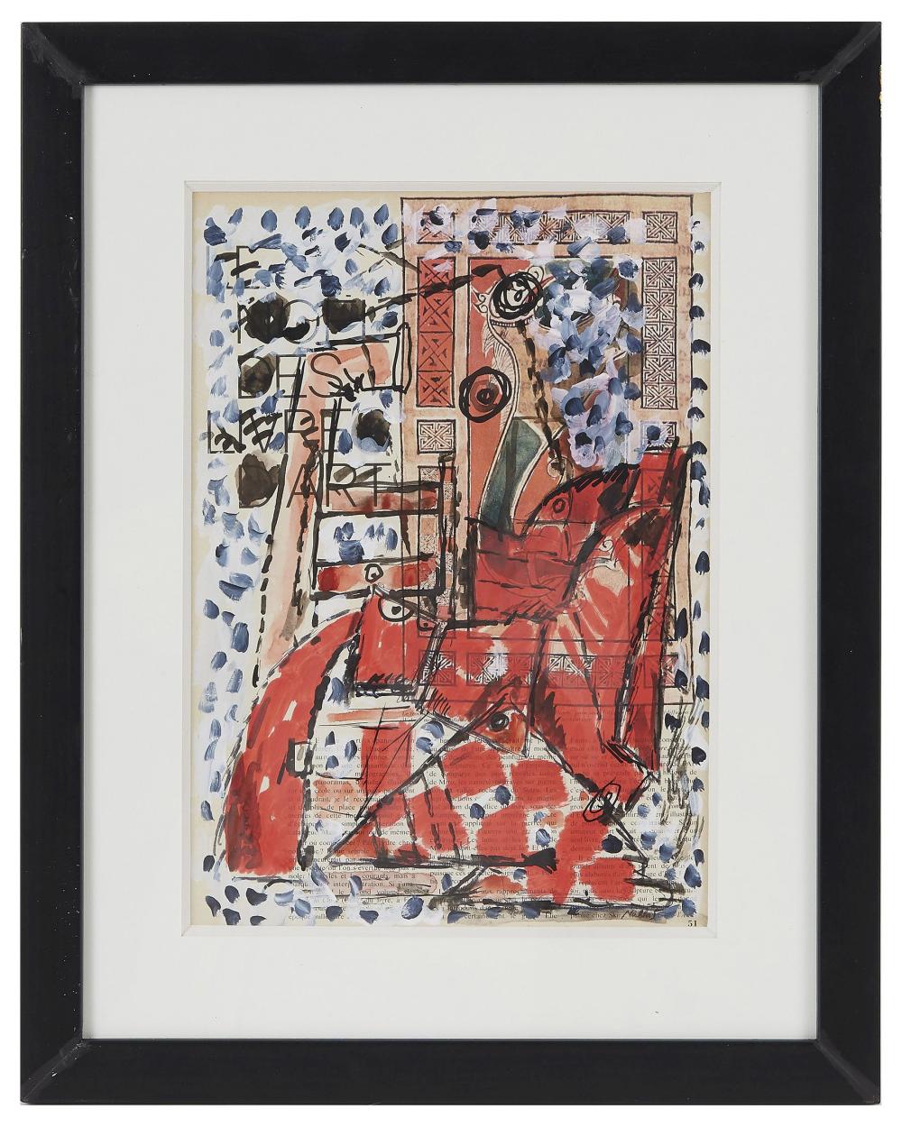 marc nublat 1948 le monde moderne technique mixte sur papier magazine sig · Tradart Deauville · 2019-08-20 Marc Nublat comparable auction result: marc nublat 1948 le monde moderne technique mixte sur papier magazine sig
