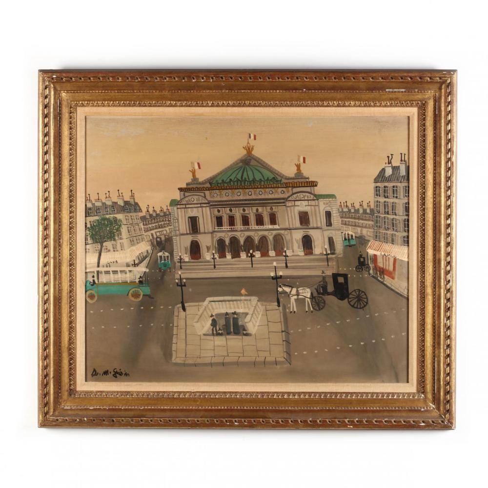 Armand Marie Guerin comparable auction result: armand marie guerin french 1913 1983 paris la place de l op ra
