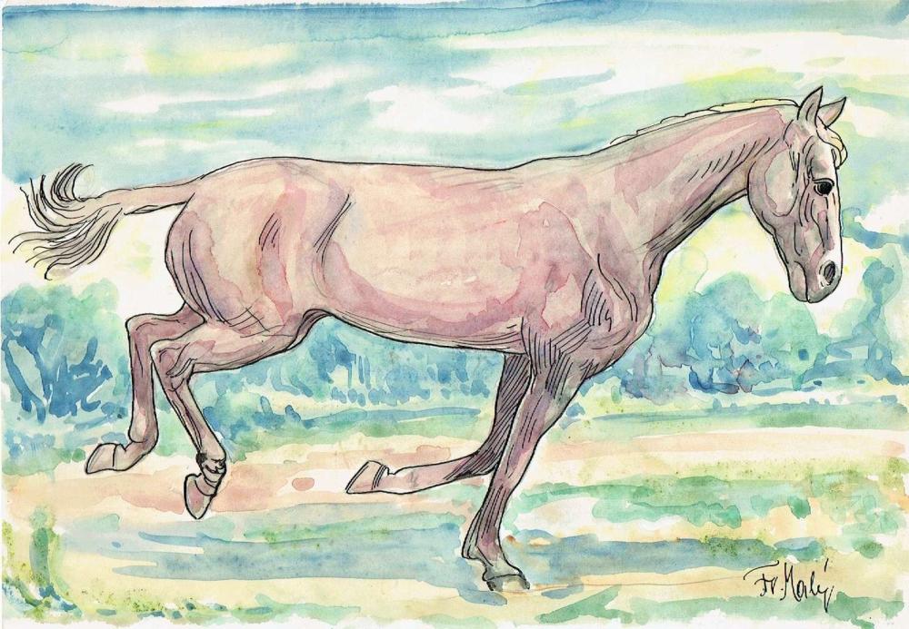 frantisek maly 1900 1980 czech artist watercolor pencil ink drawing horse signed 24 x 34 cm · The Bidder · 2019-08-07 Frantisek Maly comparable auction result: frantisek maly 1900 1980 czech artist watercolor pencil ink drawing horse signed 24 x 34 cm