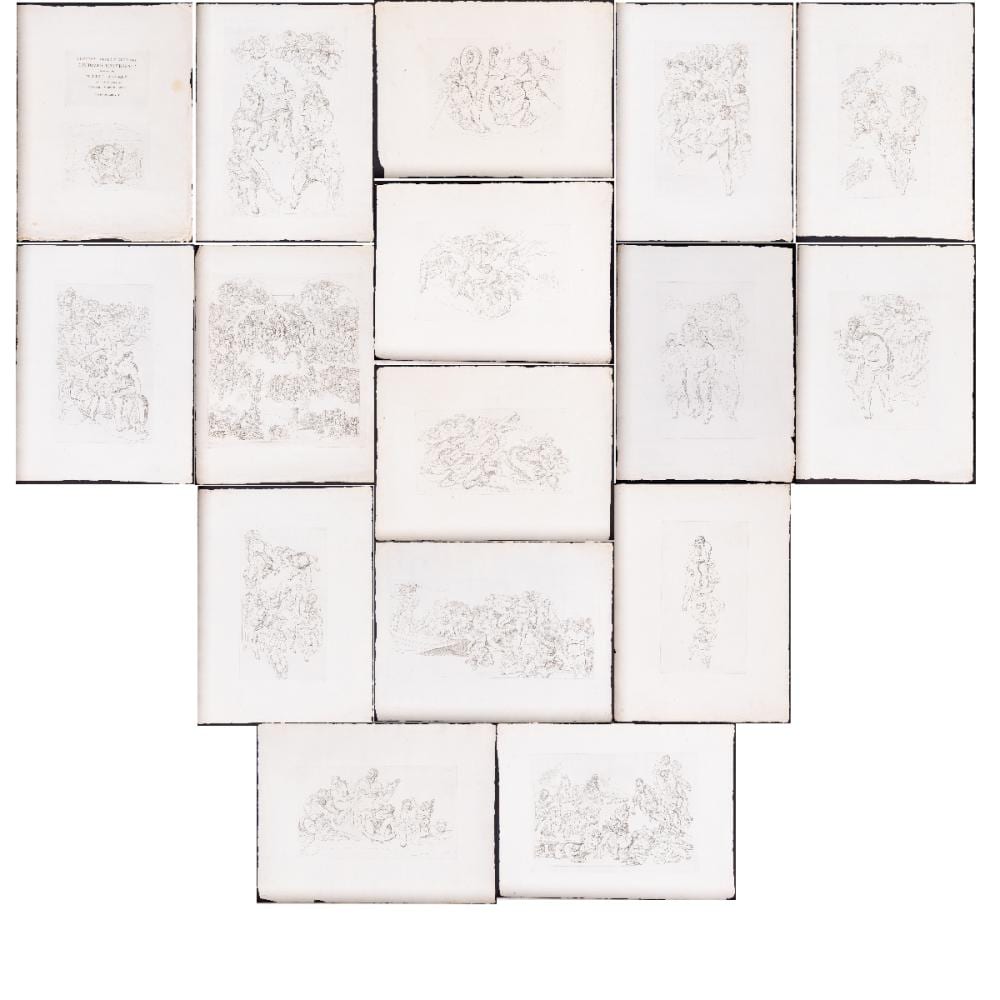 Conrad Martin Metz comparable auction result: conrad martin metz german 1749 1827 figures from the last judgment after michelangelo s sistine chapel sixteen etchings
