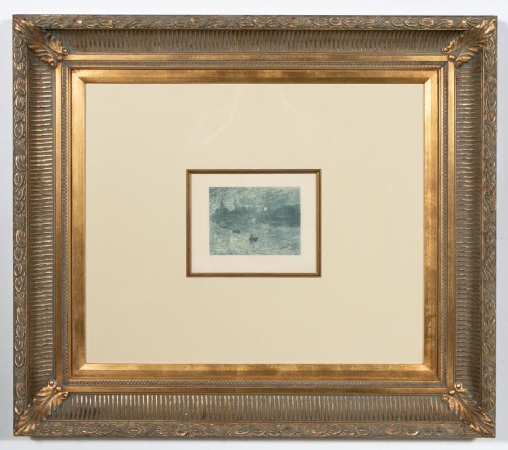 Claude Monet, "Soleil Levant" Heliogravure, C.1906 sold by Ahlers & Ogletree Inc., lot 448 — auction record photograph