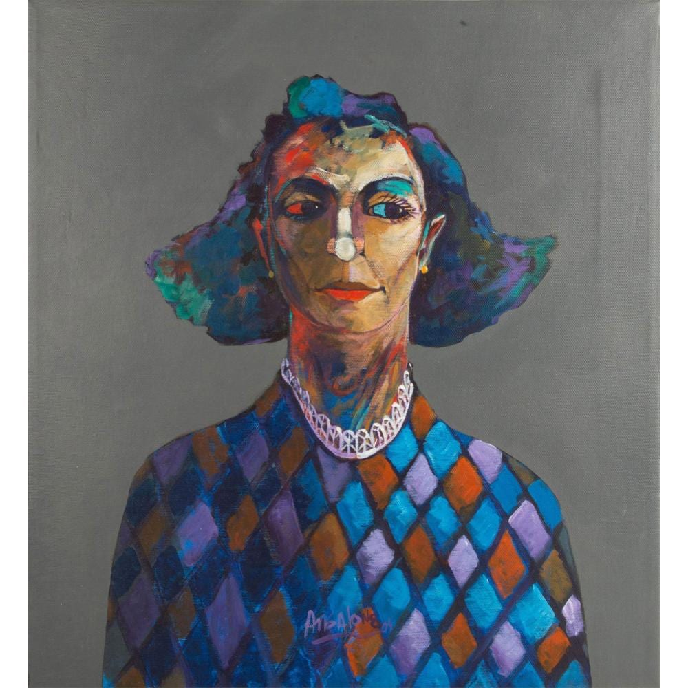 Jose Mario Ansalone comparable auction result: jose mario ansalone painting portrait of woman
