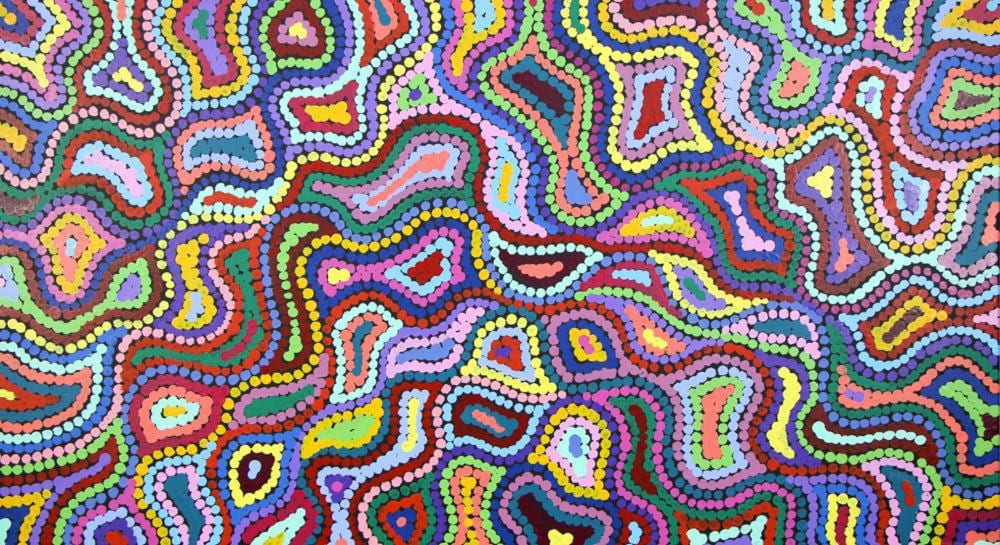 Sally Clark comparable auction result: sally clark water dreaming