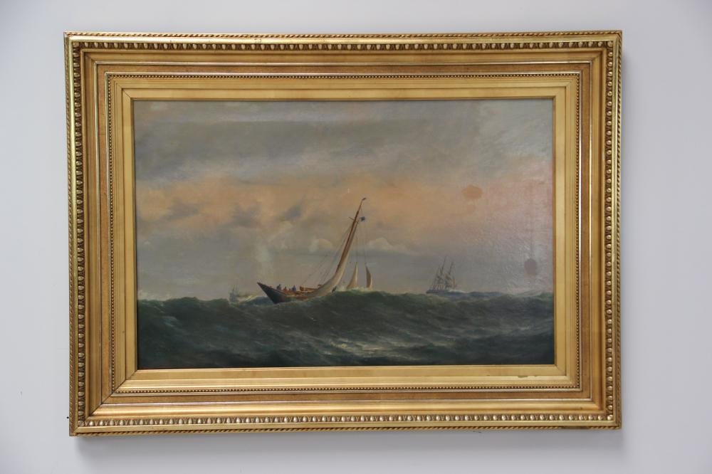 Johan Jens Neumann comparable auction result: johan jens neumann 1860 1940 marine i h j s med talrige skibe olie p l rred 59 x 89