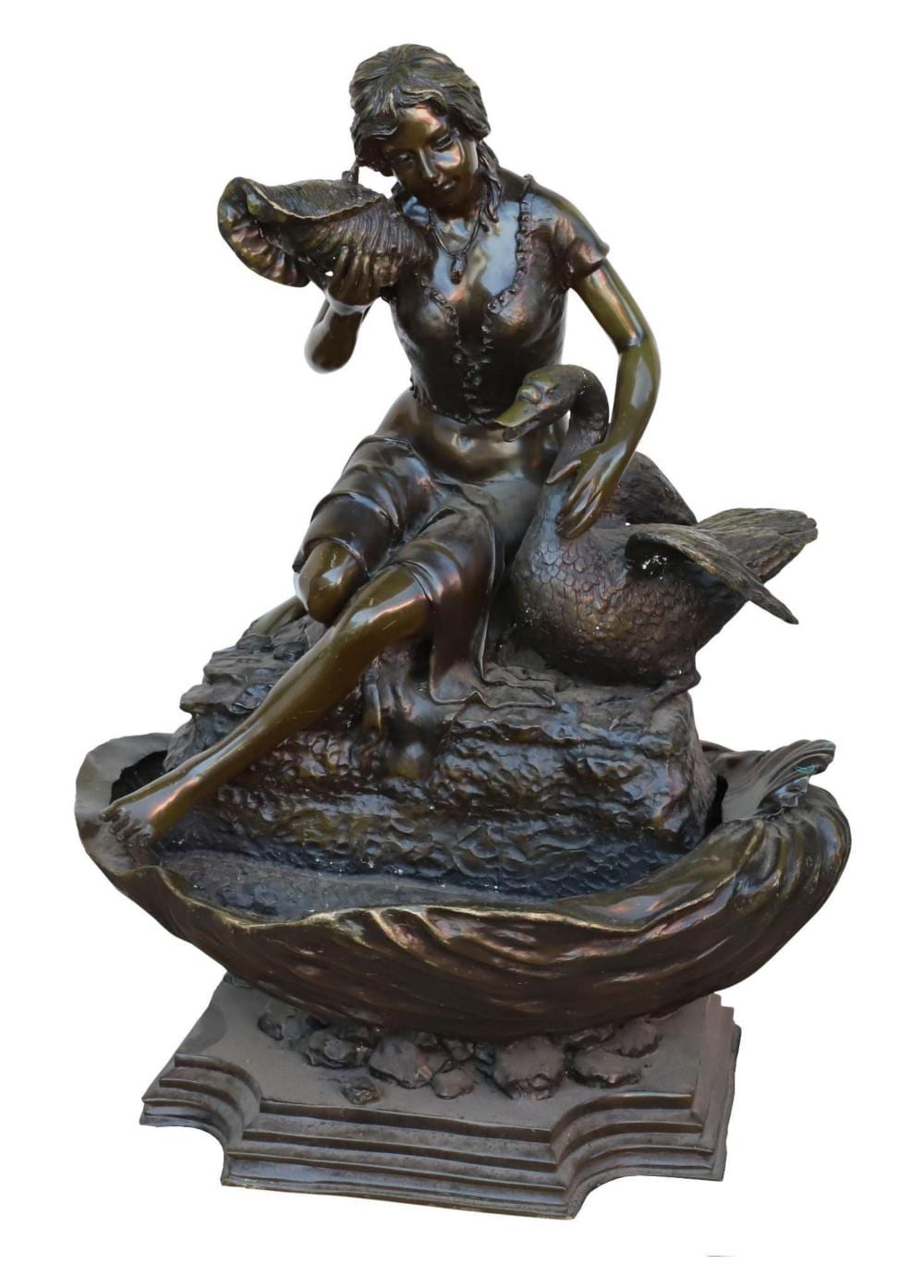Jim Davidson Bronze Fountain sold by Alderfer Auction, lot 2286 — auction record photograph