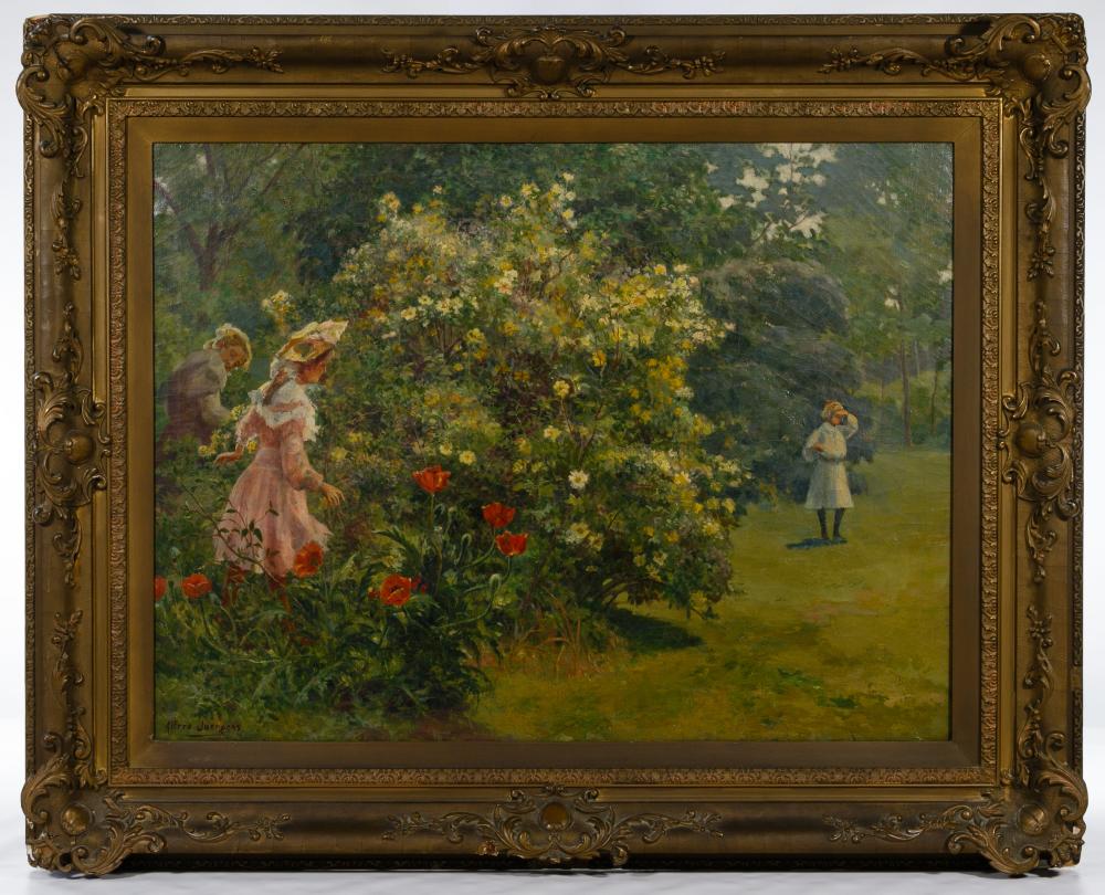 Alfred Juergens comparable auction result: alfred juergens american 1866 1934 oil on canvas