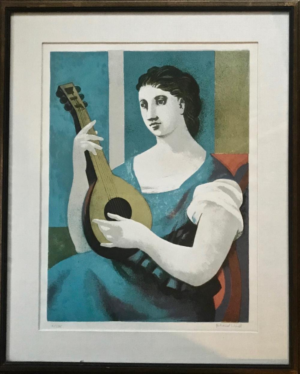 Gerhard (1928) Wind comparable auction result: gerhard wind german 1928 1992 melancoly c 1970