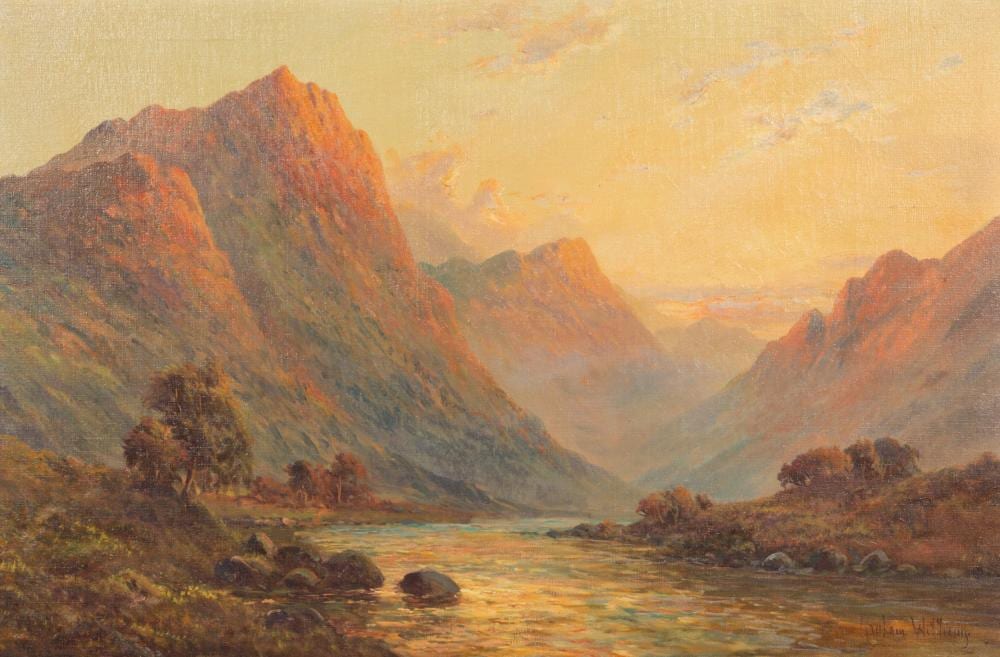 Graham Williams comparable auction result: graham williams scottish 20th century mountain