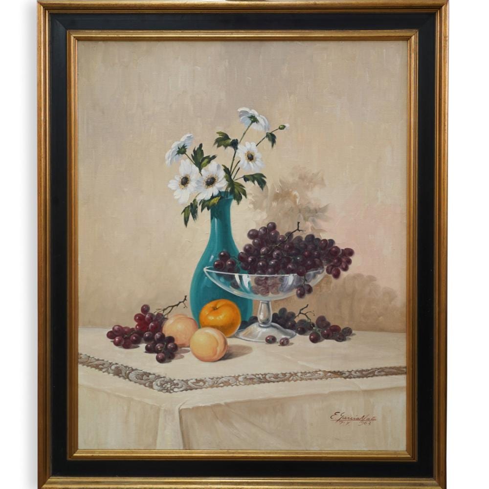 Evelio Garcia Mata comparable auction result: evelio garcia mata cuban 1908 1984 oil painting