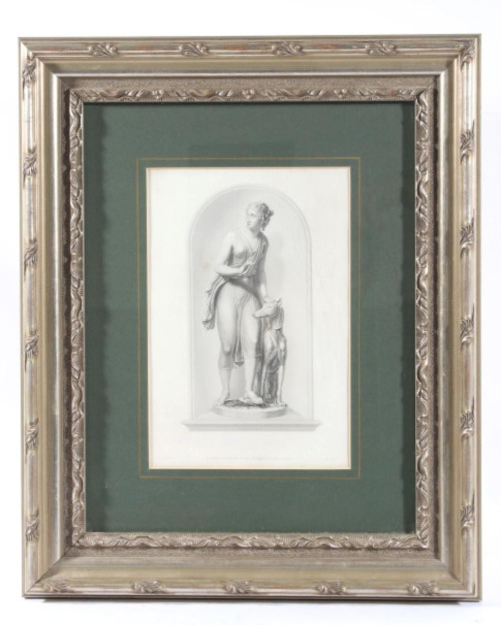 John Carew comparable auction result: arethusa stipple engraving print by john carew