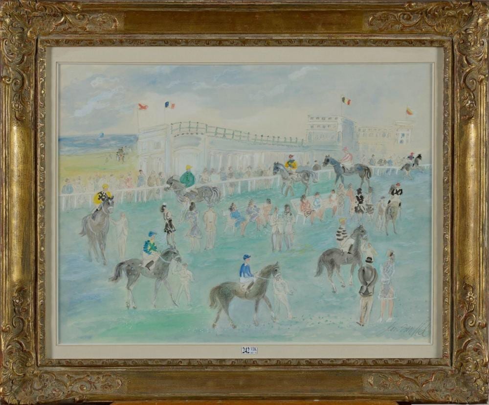 Jean van Wel comparable auction result: aquarelles