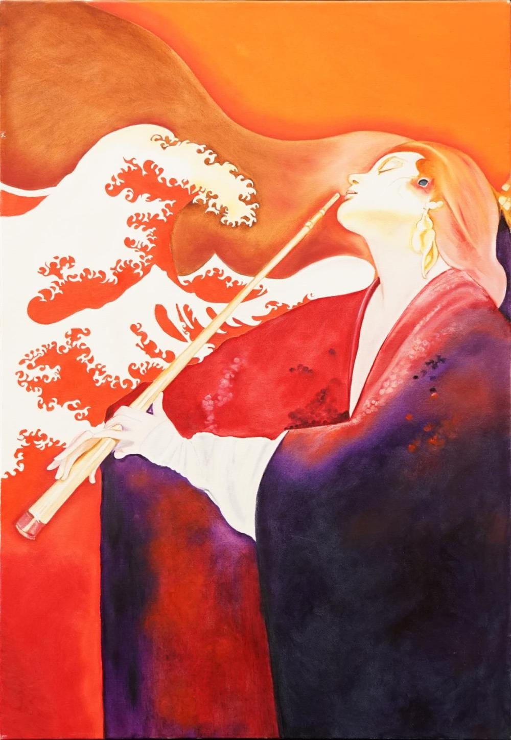 Allan Goddard comparable auction result: allan goddard 1950 2018 japonisme 91 x 61cm