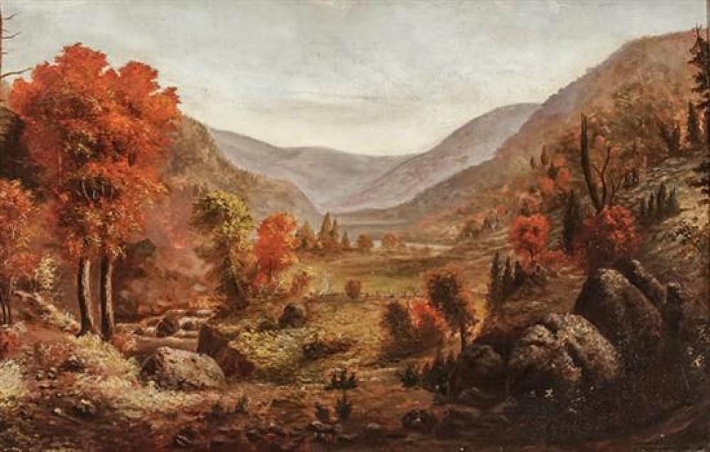 William Coventry Wall comparable auction result: william coventry wall american 1810 1886 in the allegheny oil on canvas 20 x 30 in 50 8 x 76 2 cm