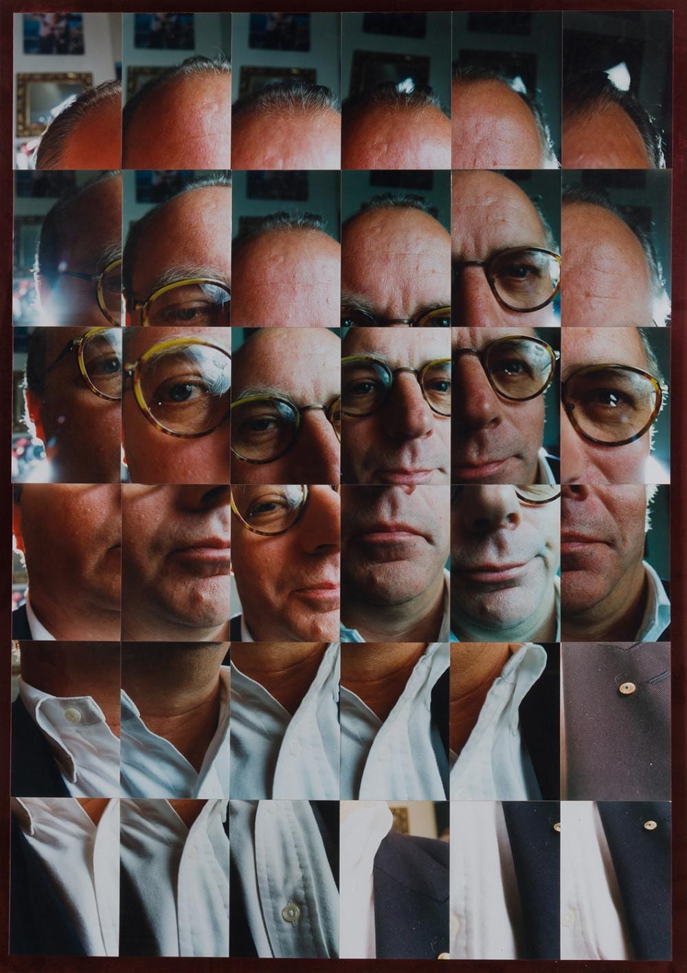 Robert Whitaker comparable auction result: robert whitaker british 1939 2011 portrait of tim storrier collage of c type photographs