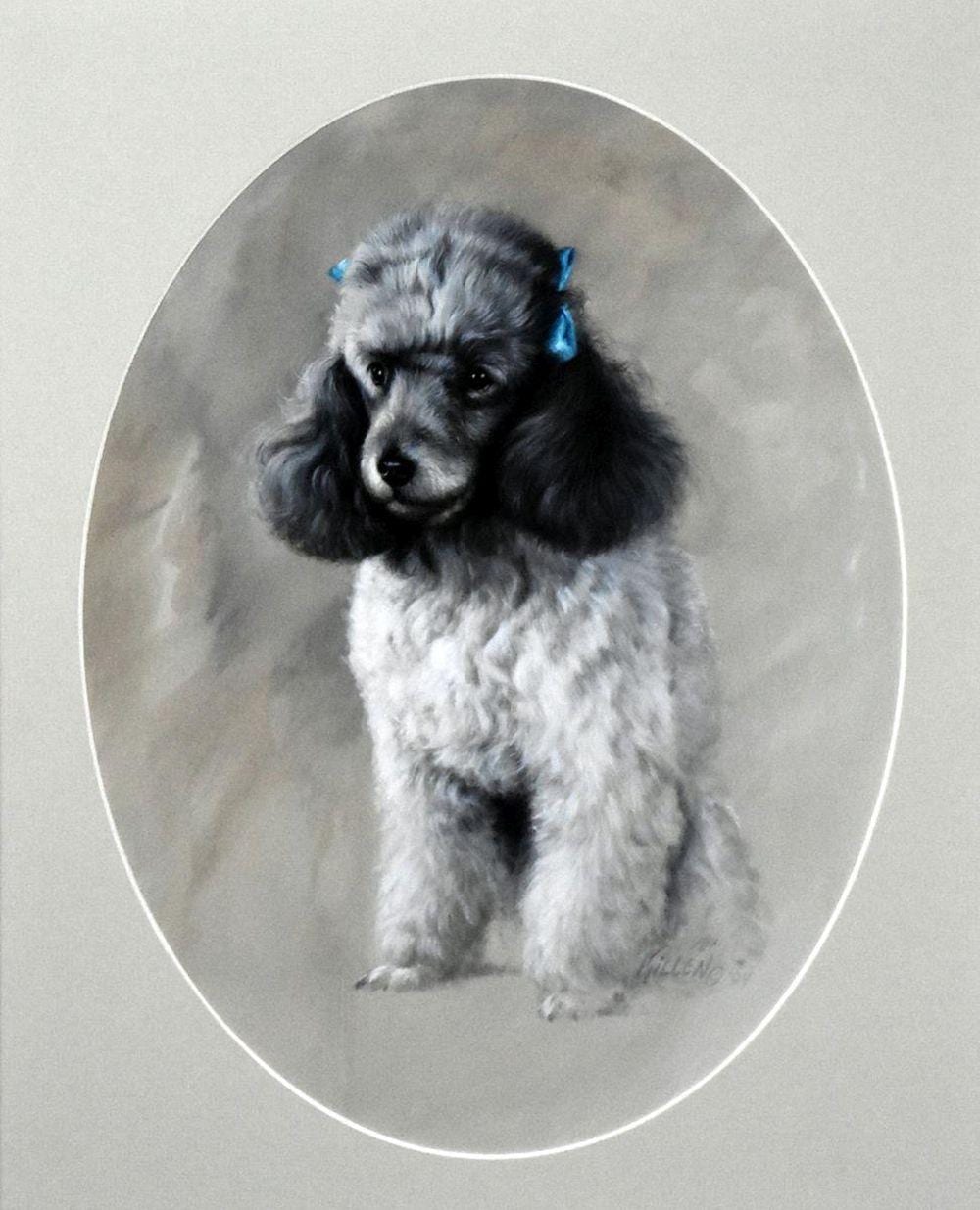 Jim Killen comparable auction result: jim killen american contemporary poodle and book the art of jim killen by tom davis