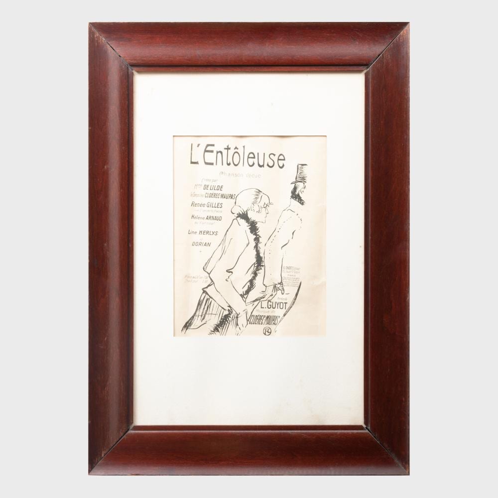 Henri de Toulouse-Lautrec (1864 - 1901): L'Entôleuse sold by STAIR, lot 31 — auction record photograph