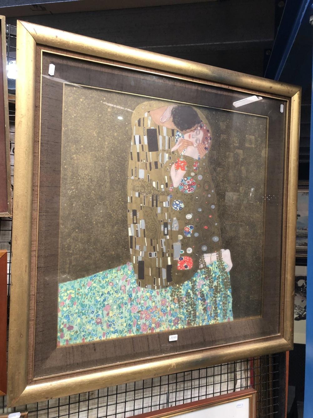 Gustav Klimt Decorative Print, 85 x 84cm (frame) sold by Lawsons, lot 2048 — auction record photograph