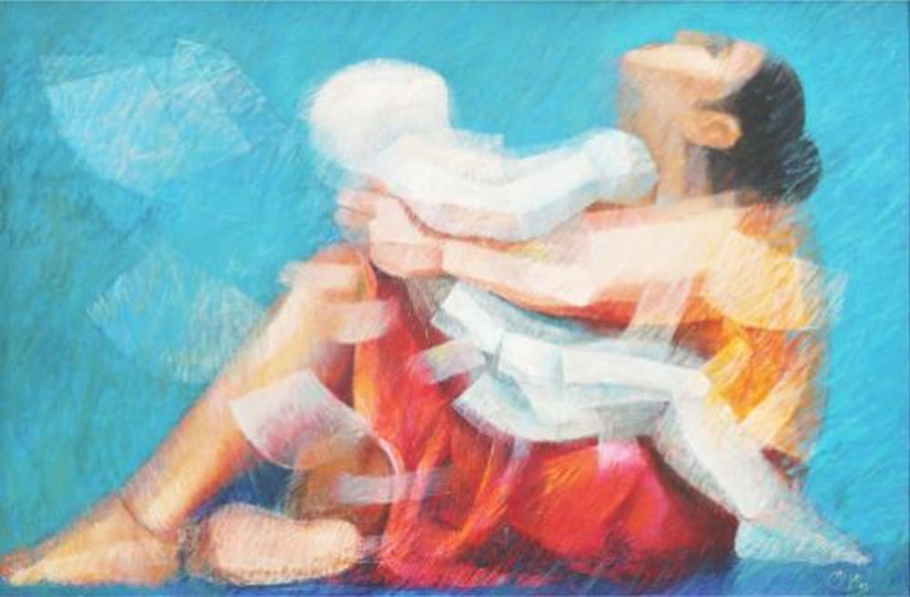 Romulo Olazo - 1934-2015 - Mother and Child comparable sale