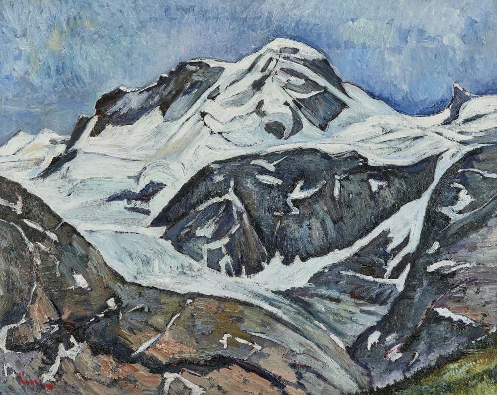 Alfredo Cini comparable auction result: alfredo cini 1887 1970 breithorn zermatt huile sur toile contresign e