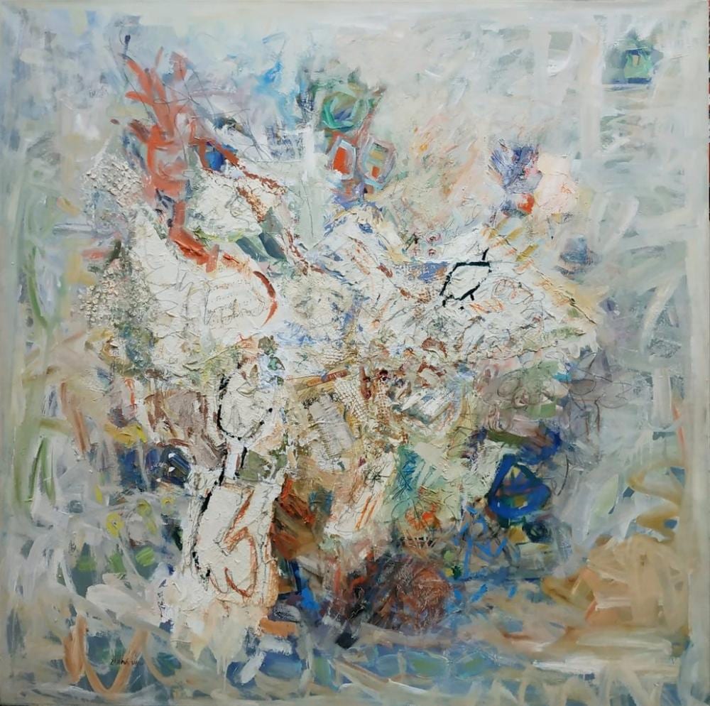Zahava Lupo comparable auction result: zahava lupo composition in color