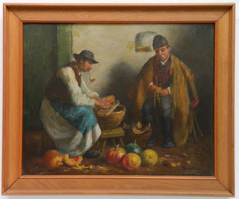 Andor G. Horvath comparable auction result: andor g horvath oil